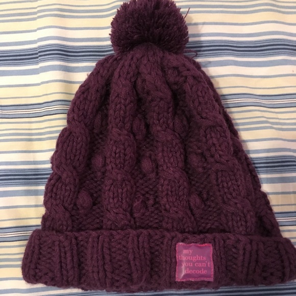 Paramore Twilight Decode knit pom beanie